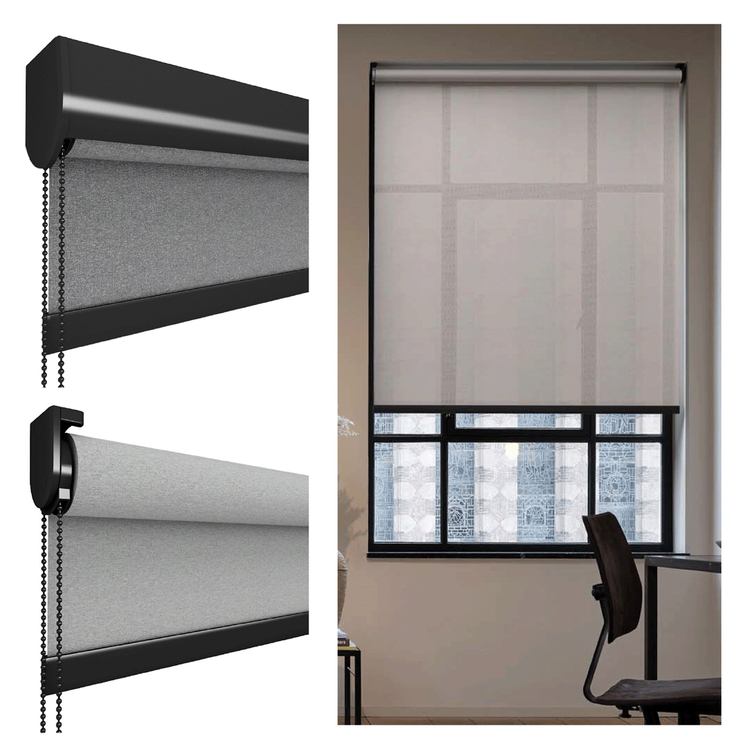 Rolety Okienne: Wybór pomiędzy roletą w kasecie lub bez kasety.